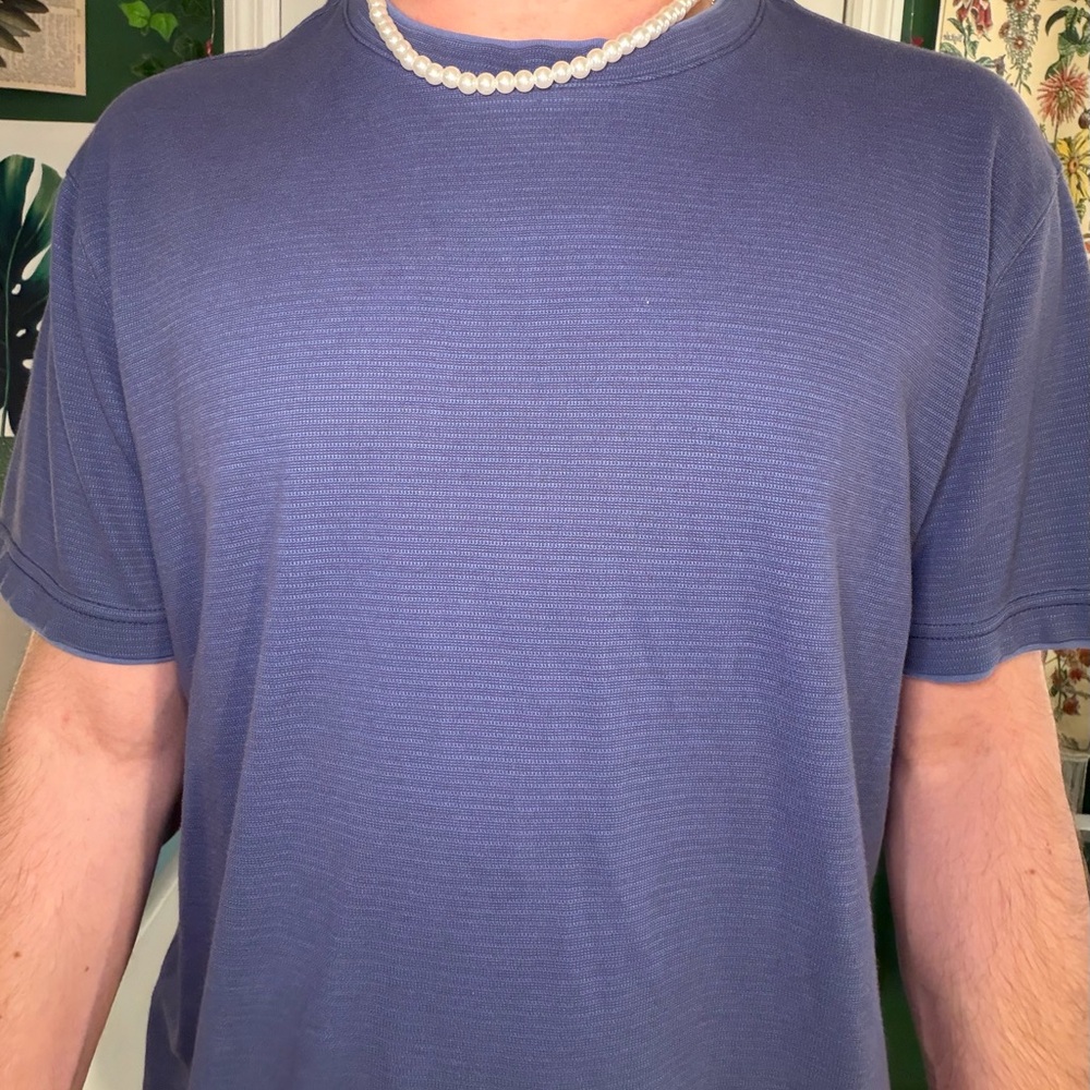George Men's Indigo Short Sleeve Tee